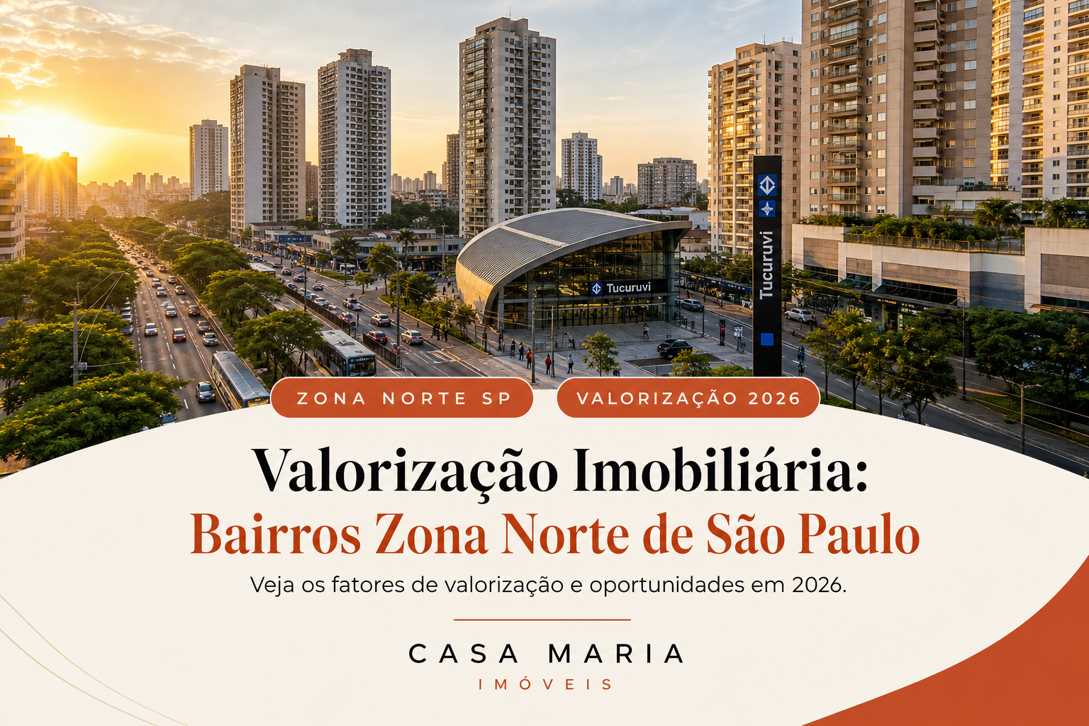 Valorização Imobiliária em 2026: Bairros da Zona Norte